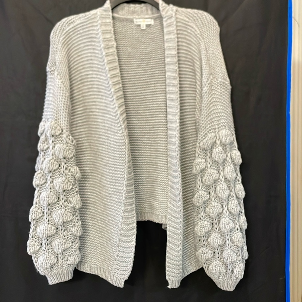 Women's gray sweater size large